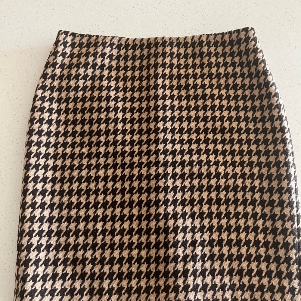 Talbot houndstooth skirt